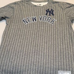 New Era Gray New York Short Sleeve Tee